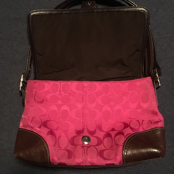 Hot Pink Coach Purse - Picture 2 of 4